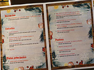 Adelina menu