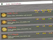 Four'As Pizz menu