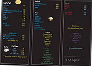 Throwback Cafe menu