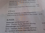 Alte Scheune menu