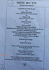 La Raymondine menu