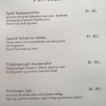 Kerteminde Sejlklub Menu