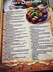 Rancho Loco Grill menu