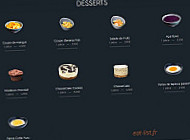 Côté Sushi menu