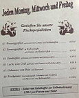 Gasthaus Tell menu