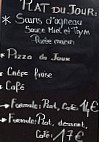 Les Moufles menu