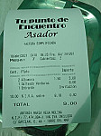 Tu Punto De Encuentro Asador menu