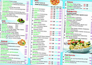 Harrys Pizza Service menu