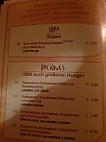 Spanienkneipe Caramba menu