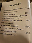 Zweite Heimat menu