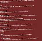 Bertucci's Brick Oven menu