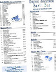 Empire Szechuan menu