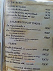 Le Calypso menu