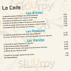 Le Jardin de Manon menu