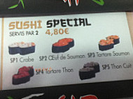 Buzz Sushi menu