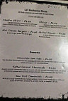 Silver Prairie Saloon menu