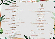 L'escabelle menu