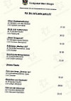 Landgasthof Adler menu