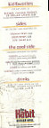 The Habit Burger Grill menu