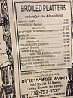 Ortley Fish Market menu