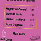 Chez Rari menu