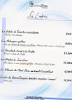 Le Central Park menu