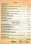 Bistro 85 menu