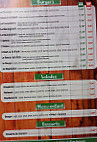 Green Burger menu