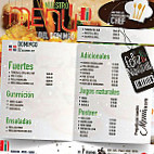 Plaza Merengue menu