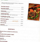 Vestiges de Baalbek menu