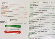 Le P'tit Vésuve menu