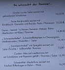 Essenziell menu