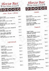 herzoBar menu