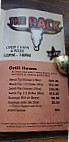 The Full Rack Smokehouse menu