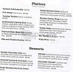 Ruby Tuesday menu