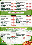 Pizza Chez Cathy menu