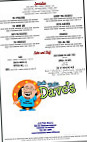 Just Plain Dave's menu