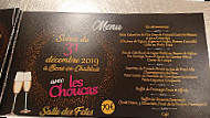 Le Chablaisien menu