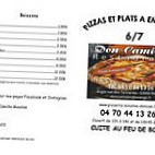 Le Don Camillo menu