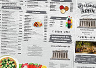 Restaurant Athen menu