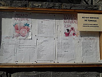 Estacho menu