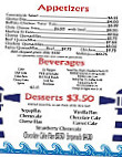 El Faro menu