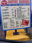 Hometown Hamburgers menu