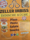 Zeller Imbiss menu