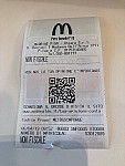 Mcdonald's Drive menu