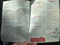 East Ocean Chinese Takeaway menu