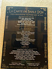 Le Sable D'or menu