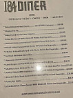 I-84 Diner menu