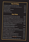 Le Bistrot Du Palais menu