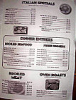 Main Street Diner menu